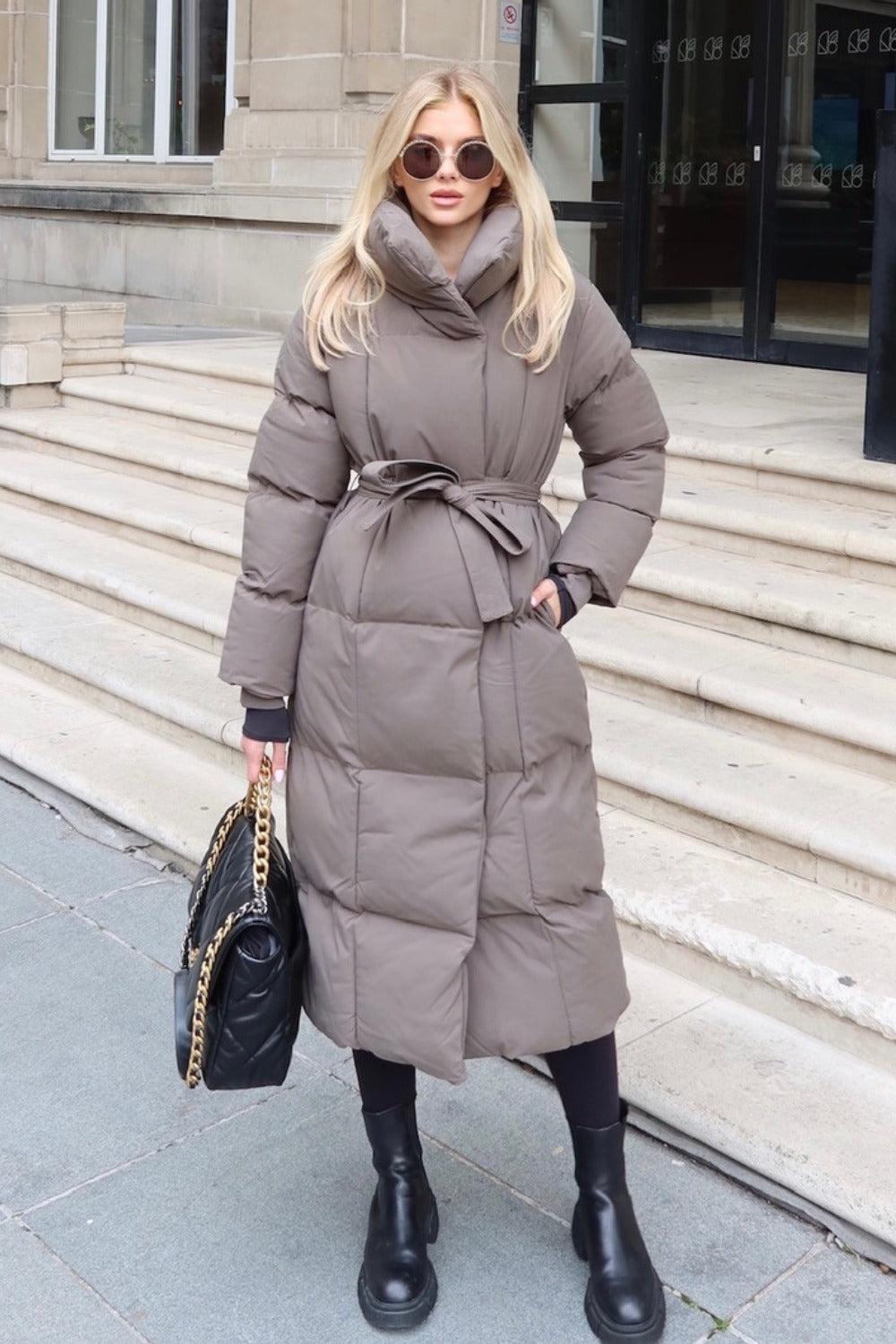 Puffer Jacket with Hoodie