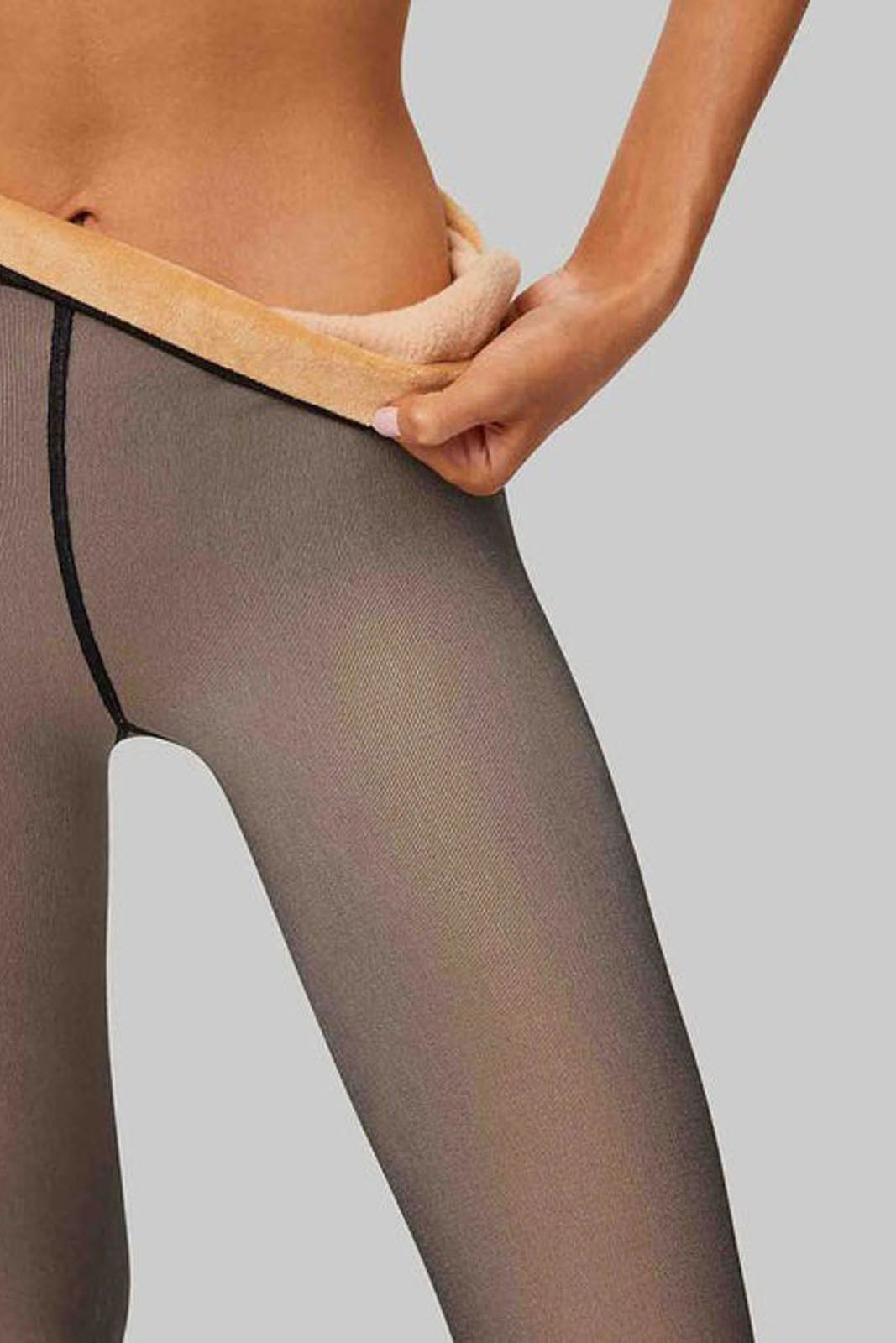 Fleece lined tights