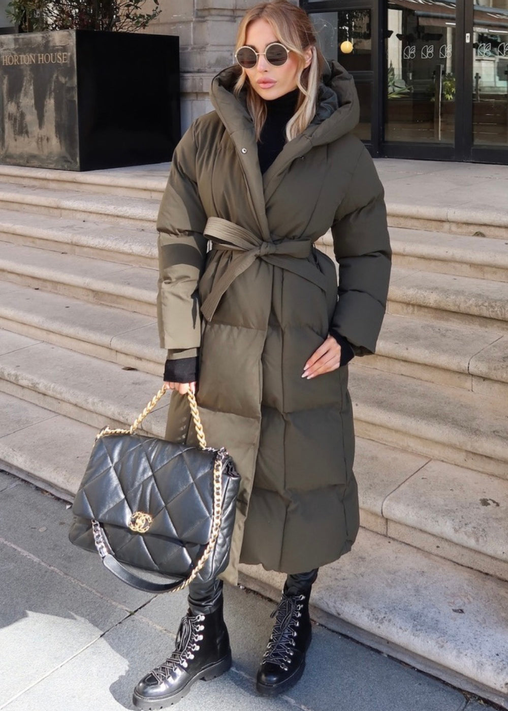 Puffer Jacket with Hoodie