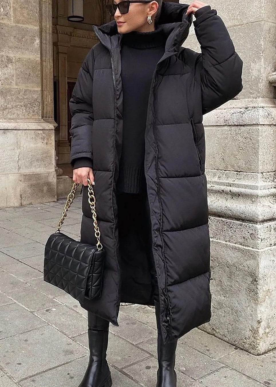 Puffer Jacket with Hoodie