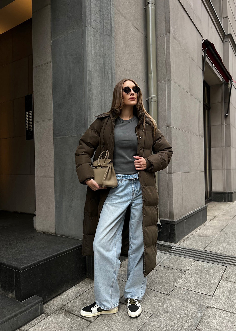 Puffer Jacket with Hoodie