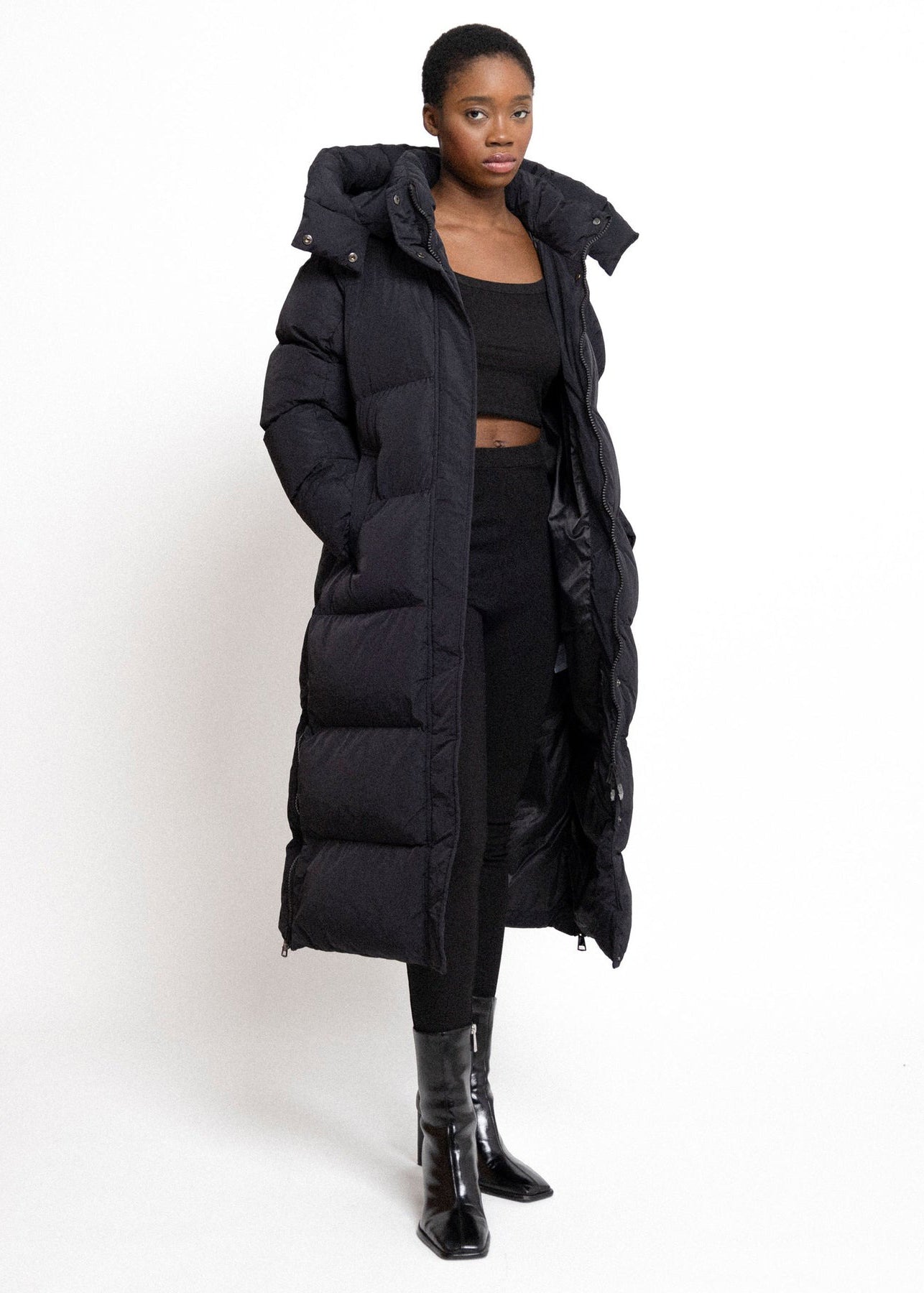 Puffer Jacket with Hoodie
