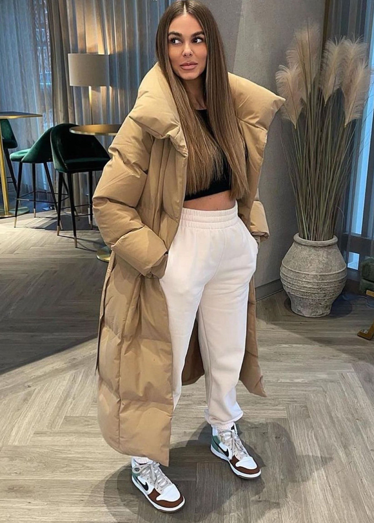 Puffer Jacket with Hoodie