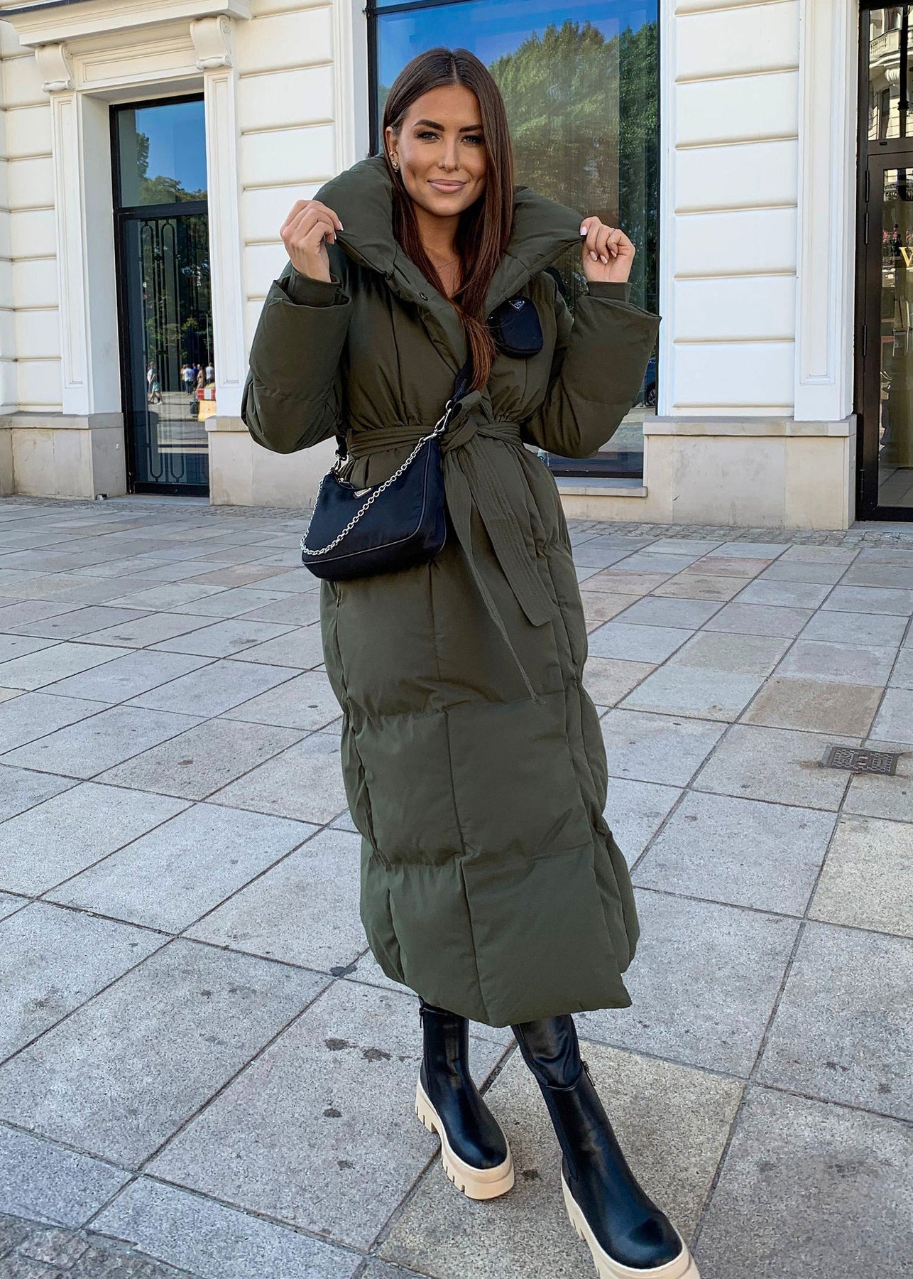 Puffer Jacket with Hoodie