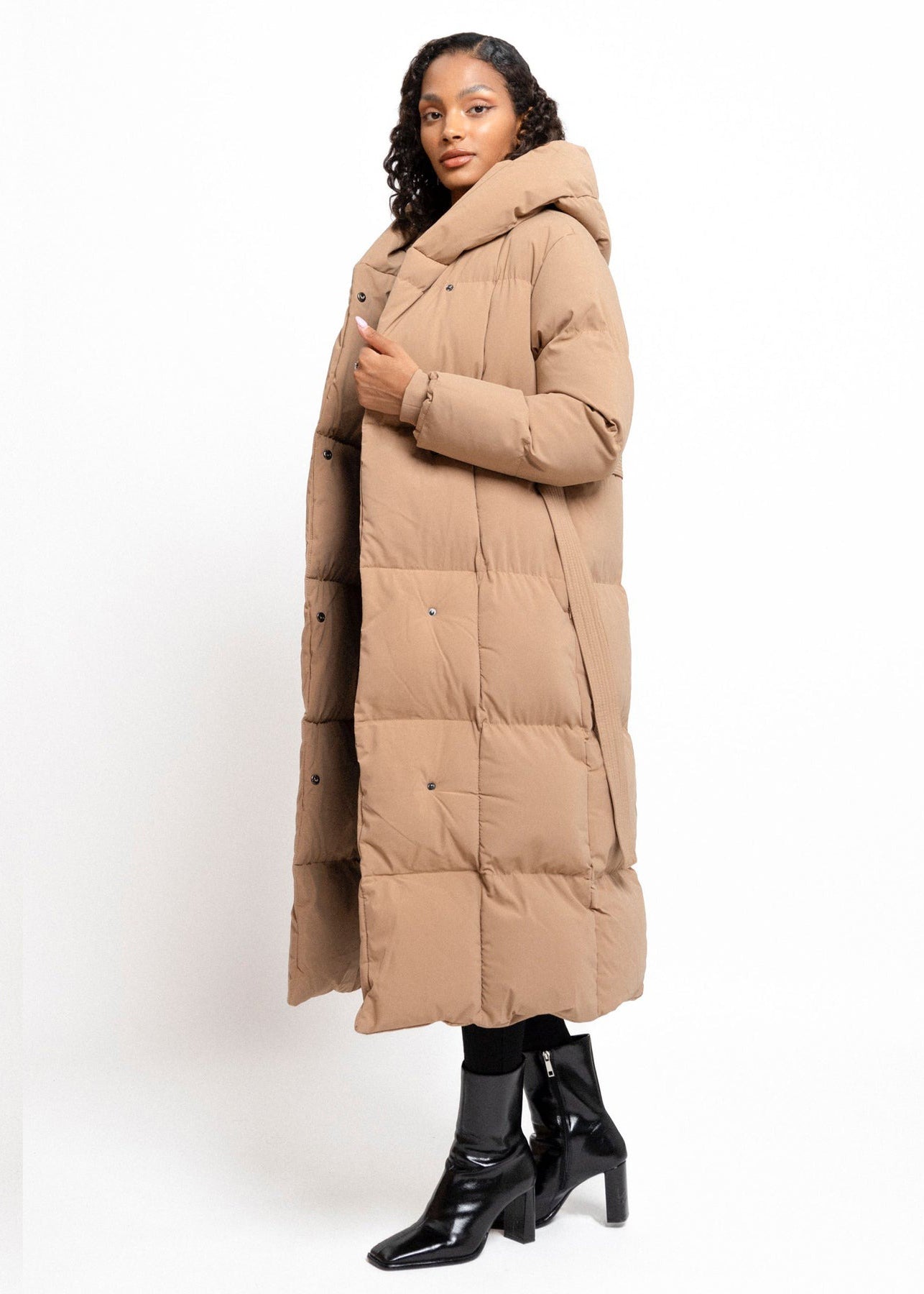 Puffer Jacket with Hoodie