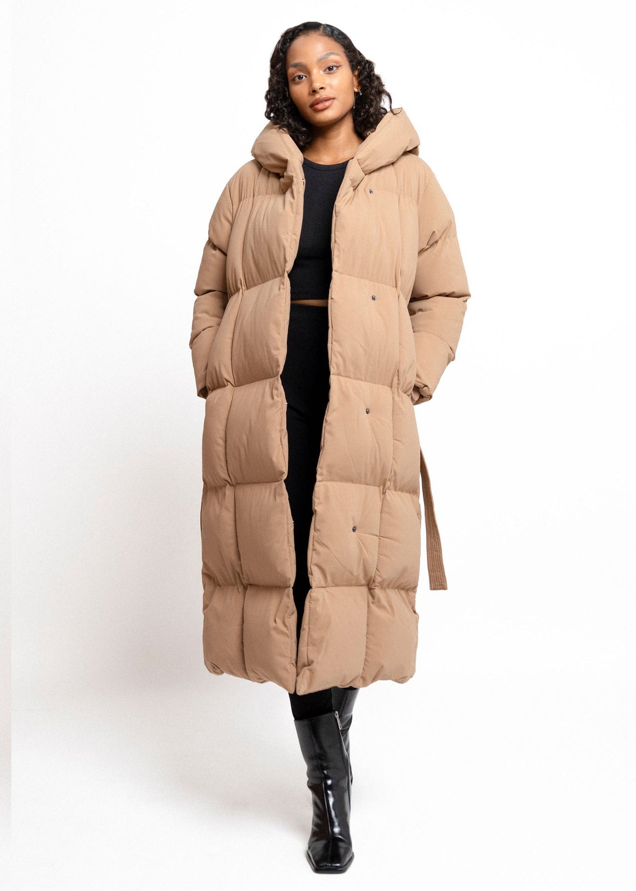 Puffer Jacket with Hoodie