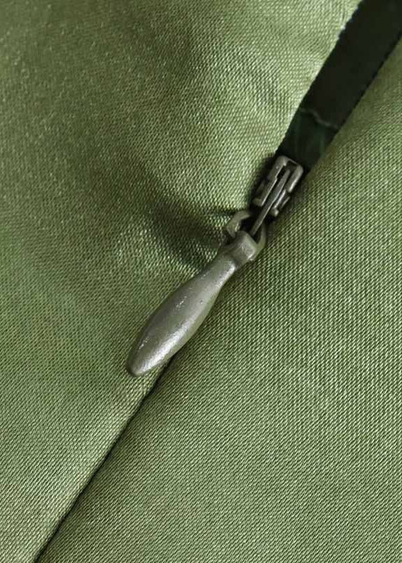 Satin straight-line cocktail dress