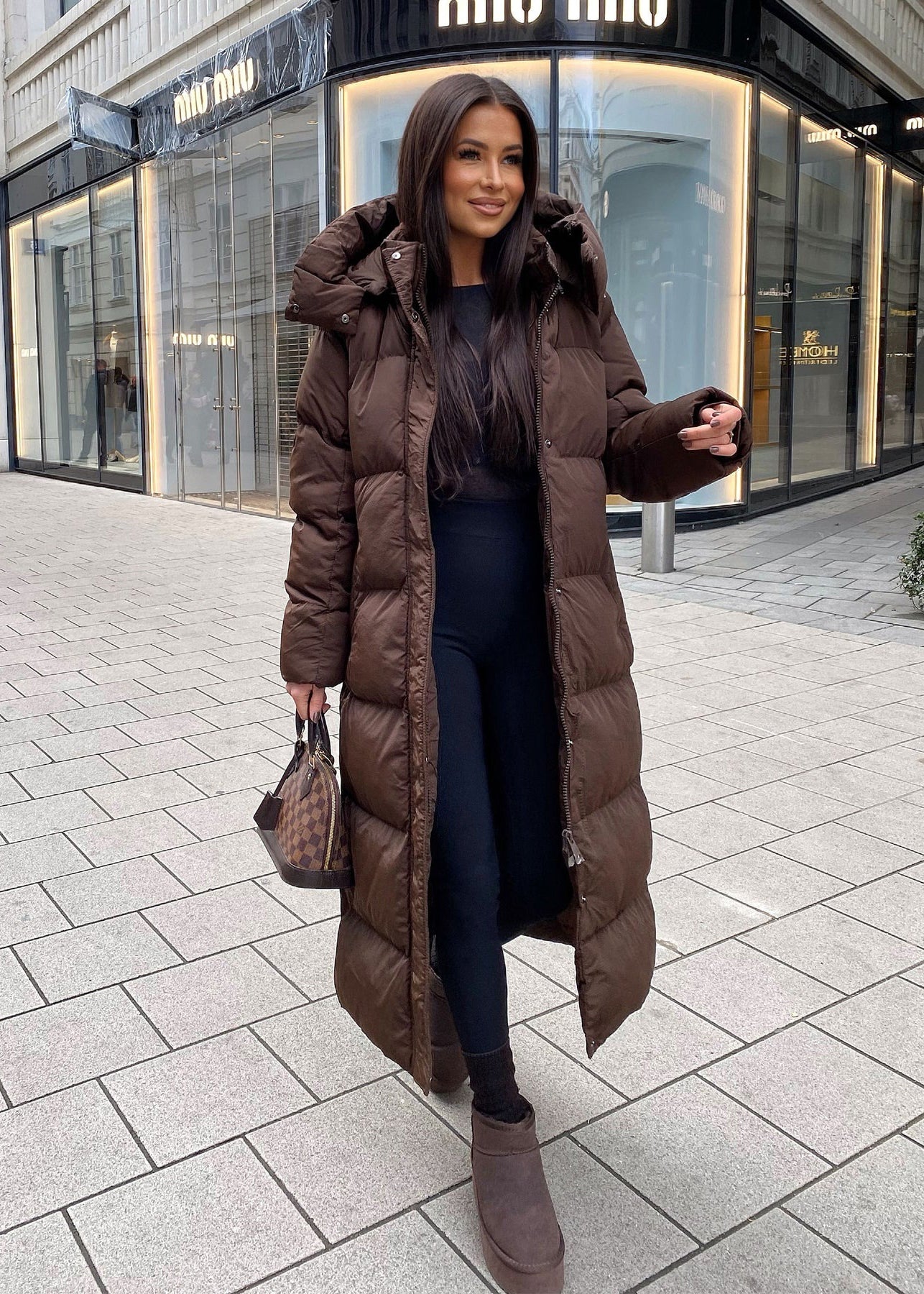 Puffer Jacket with Hoodie
